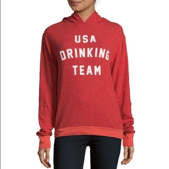 Wildfox Tops - Wildfox USA Drinking Team